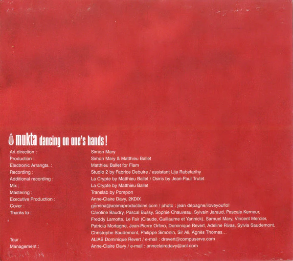 Mukta - Dancing On One's Hands! (CD, Album) - Image 3