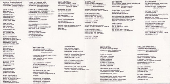 Mustafa Sandal - Suç Bende (CD, Album) - Image 2