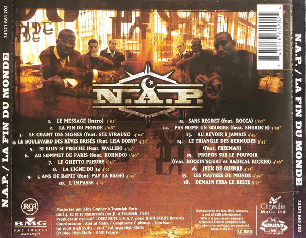 N.A.P. - La Fin Du Monde (CD, Album, RE) - Image 2