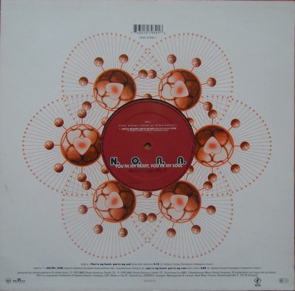 N.O.R.A. (Not Only Raver's Amusement) - You're My Heart, You're My Soul (12") - Image 2