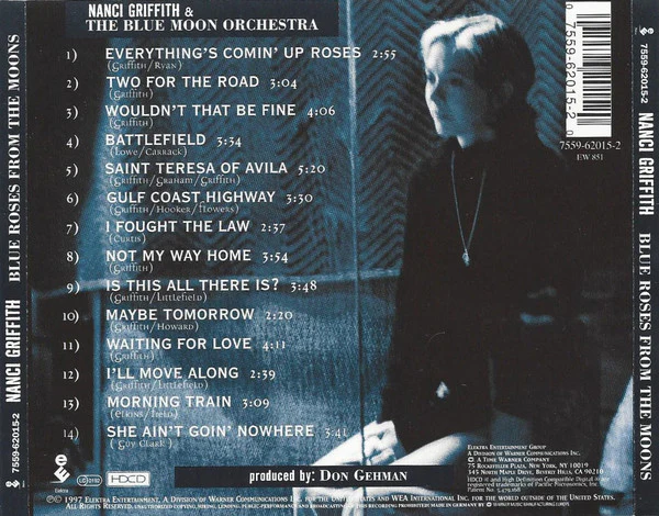 Nanci Griffith - Blue Roses From The Moons (HDCD, Album) - Image 2