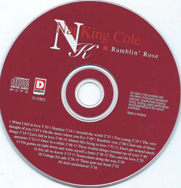 Nat King Cole - Ramblin' Rose (CD, Comp) - Image 4