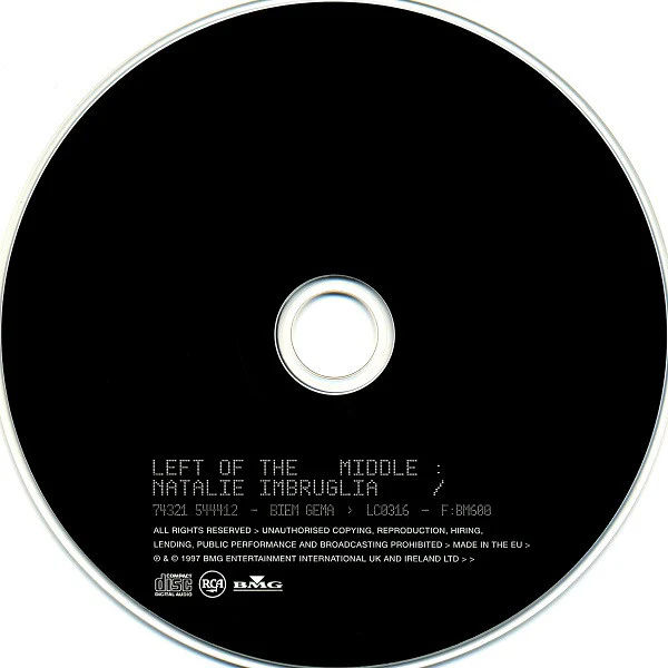 Natalie Imbruglia - Left Of The Middle (CD, Album) - Image 3