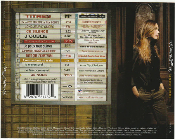 Natasha St-Pier - Longueur D'ondes (CD, Album, Enh) - Image 2