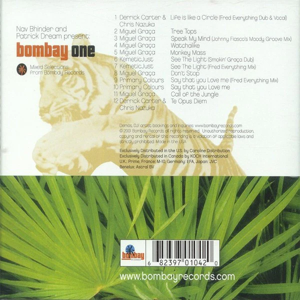 Nav Bhinder & Patrick Dream - Bombay One (CD, Comp, Mixed) - Image 2