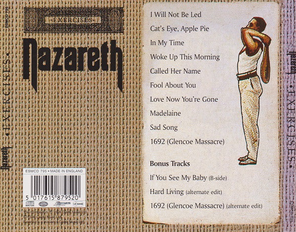 Nazareth  - Exercises (CD, Album, RE, RM) - Image 2