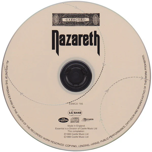 Nazareth  - Exercises (CD, Album, RE, RM) - Image 3