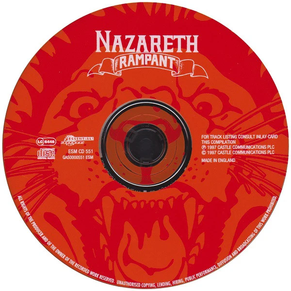 Nazareth  - Rampant (CD, Album, RE, RM) - Image 3