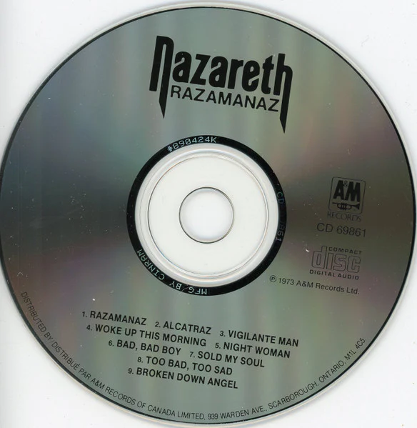 Nazareth  - Razamanaz (CD, Album, RE) - Image 3