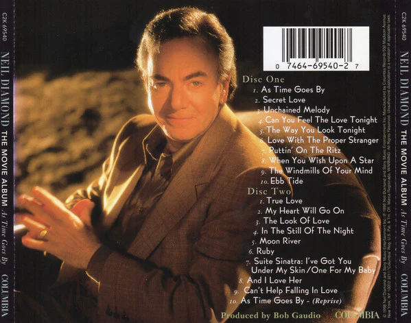Neil Diamond Conducted By Elmer Bernstein - The Movie Album As Time Goes By (2xCD, Album) - Image 2