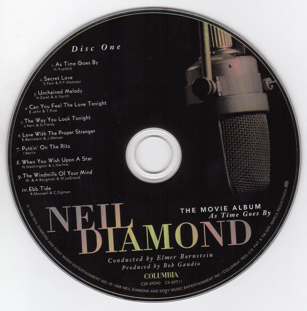 Neil Diamond Conducted By Elmer Bernstein - The Movie Album As Time Goes By (2xCD, Album) - Image 3