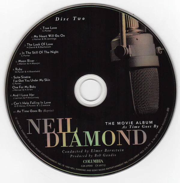 Neil Diamond Conducted By Elmer Bernstein - The Movie Album As Time Goes By (2xCD, Album) - Image 4