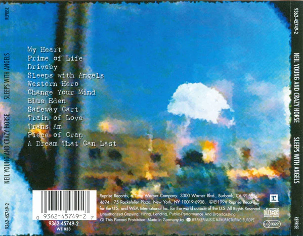 Neil Young And Crazy Horse - Sleeps With Angels (CD, Album) - Image 2