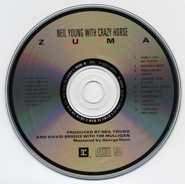 Neil Young With Crazy Horse - Zuma (CD, Album, RE) - Image 3