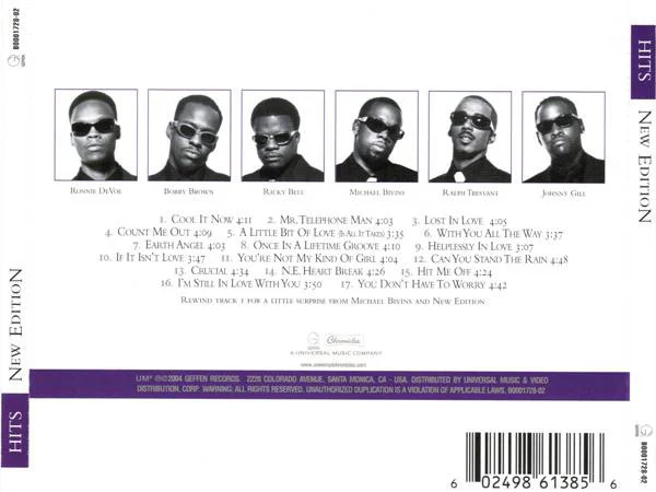 New Edition - Hits (CD, Comp, RM) - Image 2
