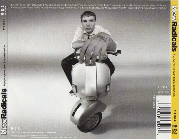 New Radicals - Maybe You've Been Brainwashed Too (CD, Album, RP) - Image 2