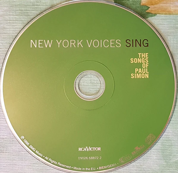 New York Voices - New York Voices Sing The Songs Of Paul Simon (HDCD, Album) - Image 3