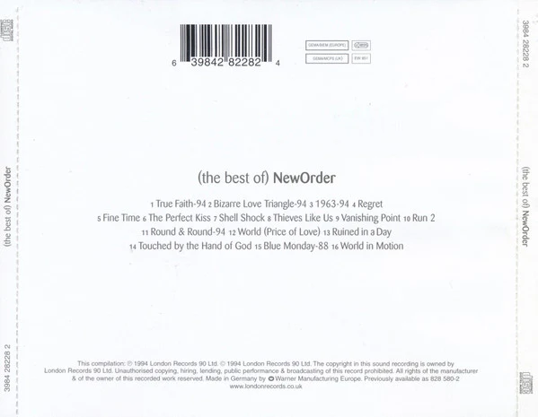 NewOrder* - (The Best Of) NewOrder (CD, Comp, RE, WMM) - Image 2