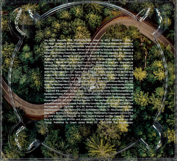 Nick Warren - Balance Presents The Soundgarden (2xCD, Comp, Mixed) - Image 4
