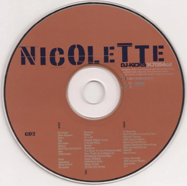 Nicolette - DJ-Kicks (2xCD, Mixed) - Image 4