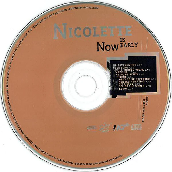 Nicolette - Now Is Early (CD, Album, RE, RM) - Image 3