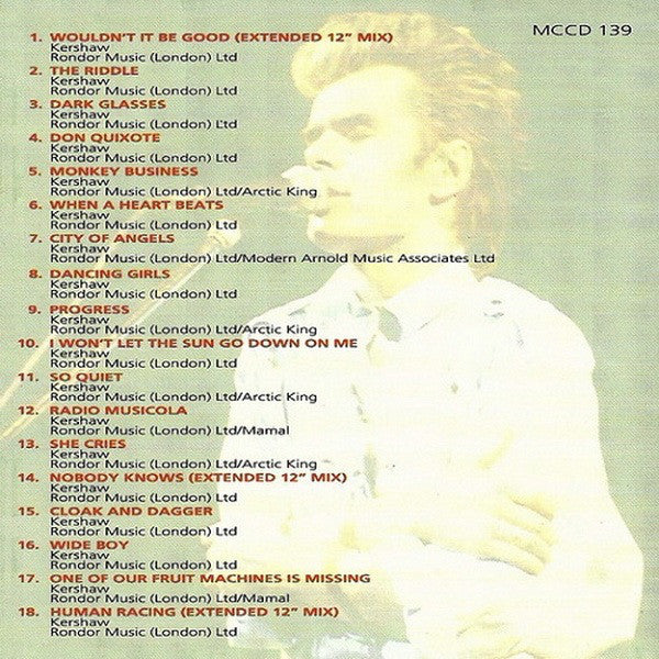 Nik Kershaw - The Best Of Nik Kershaw (CD, Comp, RE, RP) - Image 2