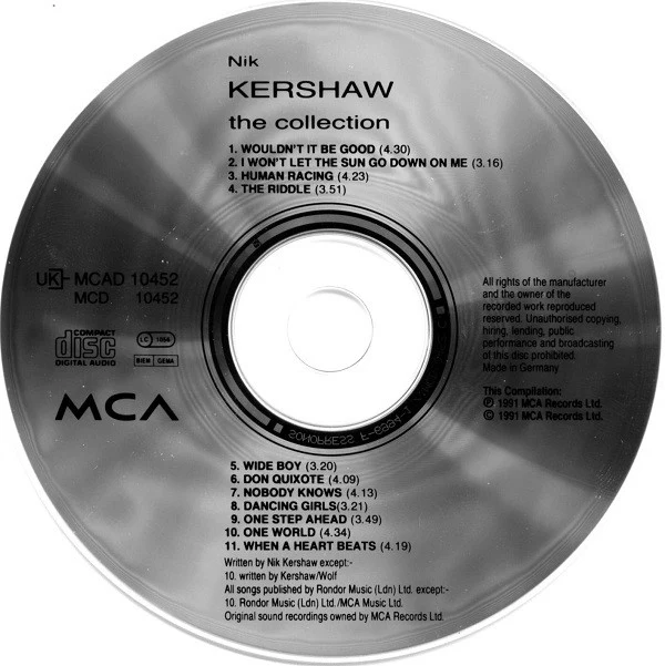 Nik Kershaw - The Collection (CD, Comp) - Image 3
