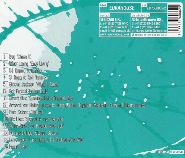 Nils Hess - The Sound Of Eukahouse (CD, Comp, Mixed) - Image 2