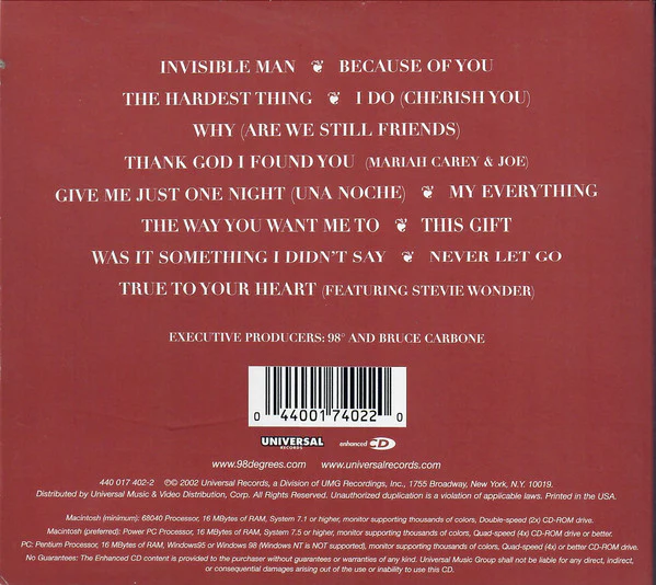 Ninety-Eight Degrees* - The Collection (CD, Comp, Enh) - Image 2
