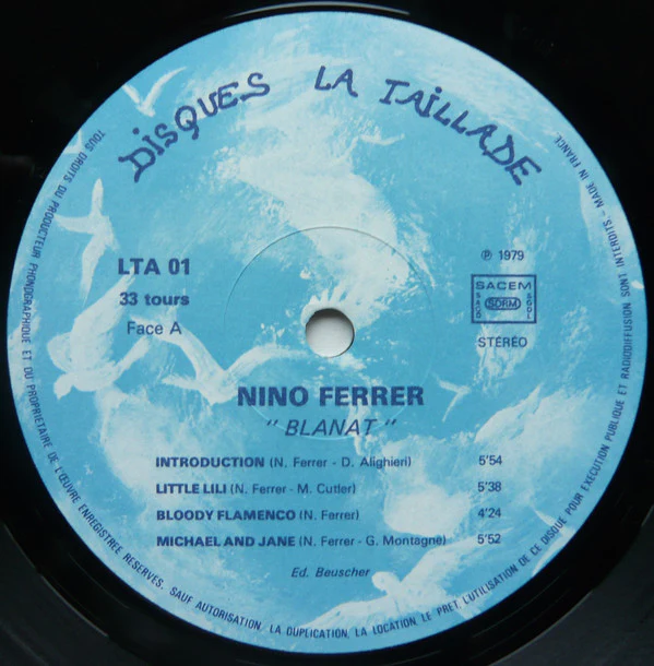Nino Ferrer - Blanat (LP, Album) - Image 3