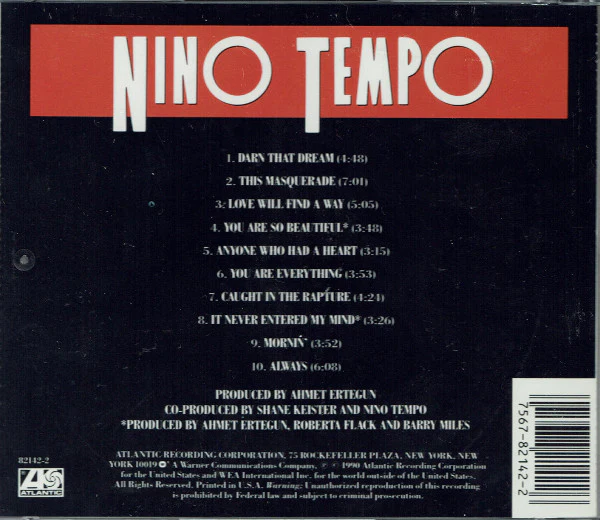 Nino Tempo - Tenor Saxophone (CD, Album) - Image 3