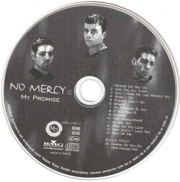 No Mercy - My Promise (CD, Album) - Image 3
