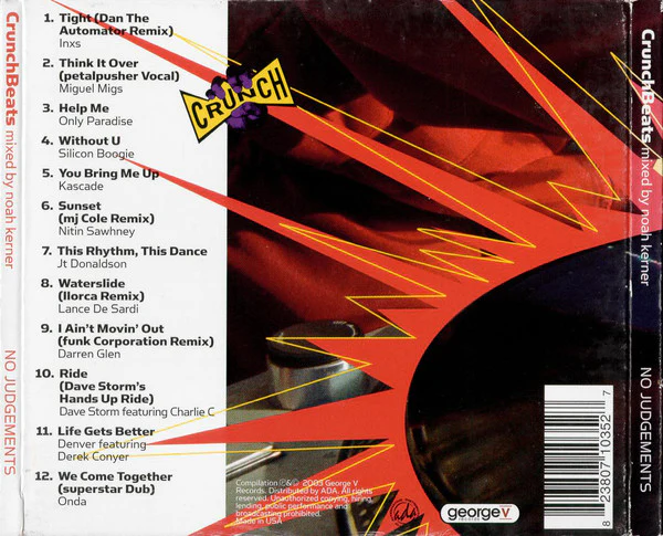 Noah Kerner - CrunchBeats (CD, Comp, Mixed) - Image 2