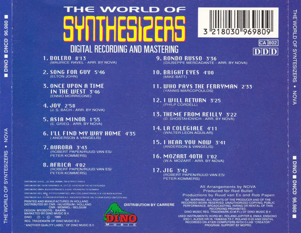 Nova  - The World Of Synthesizers (CD, Album) - Image 2