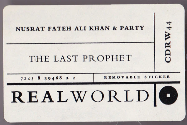 Nusrat Fateh Ali Khan & Party - The Last Prophet (CD, Album) - Image 5