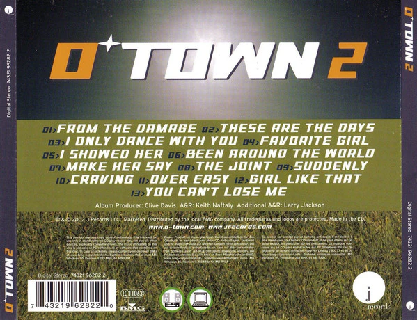 O-Town - O2 (CD, Album, Copy Prot.) - Image 4