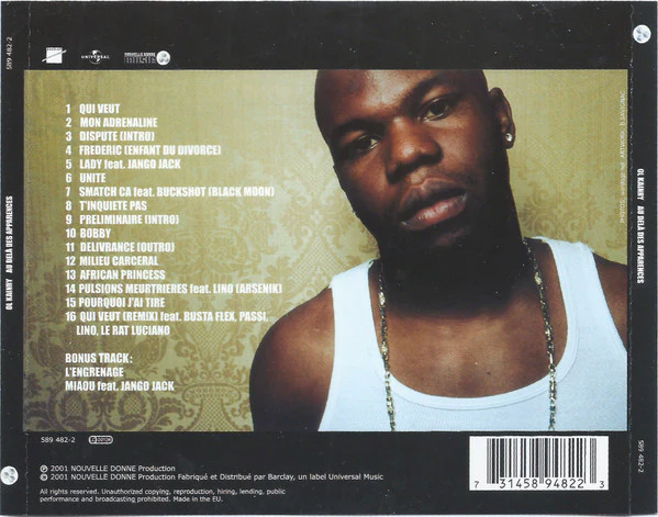 Ol' Kainry - Au Delà Des Apparences (CD, Album) - Image 2