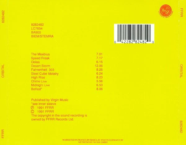 Orbital - Orbital (CD, Album) - Image 3