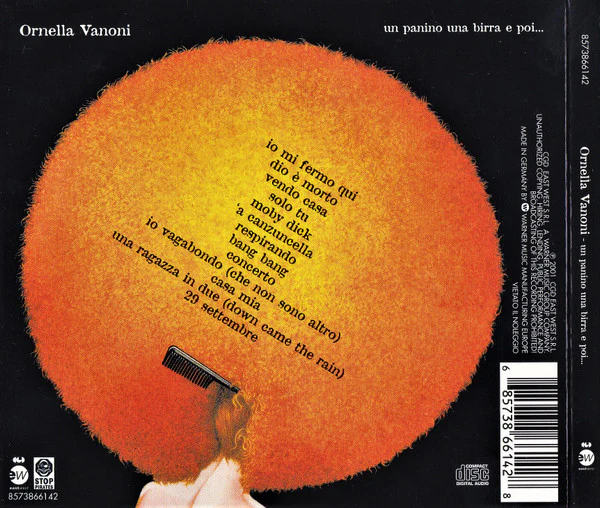 Ornella Vanoni - Un Panino Una Birra E Poi... (CD, Album, Dig) - Image 2