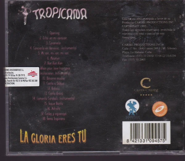Orquesta de Tropicana - La Gloria Eres Tu (CDr, Album) - Image 2
