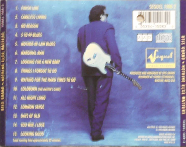 Otis Grand - Nothing Else Matters... (CD, Album) - Image 4