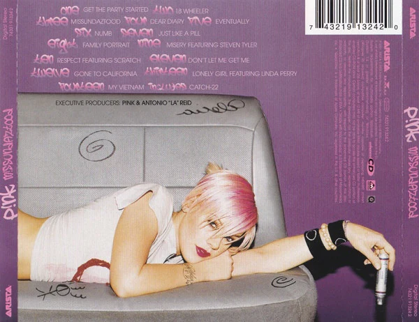 P!NK - M!ssundaztood (CD, Album, Enh) - Image 2