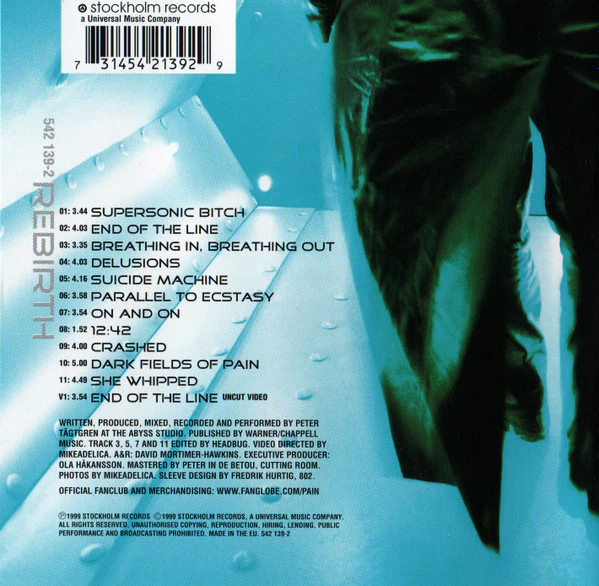Pain  - Rebirth (CD, Album, Enh, RP) - Image 4