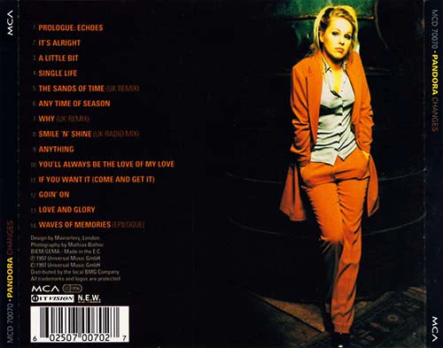 Pandora - Changes (CD, Album) - Image 2