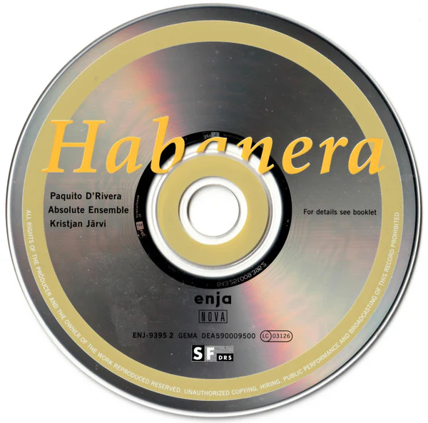Paquito D'Rivera - Habanera (CD, Album) - Image 3
