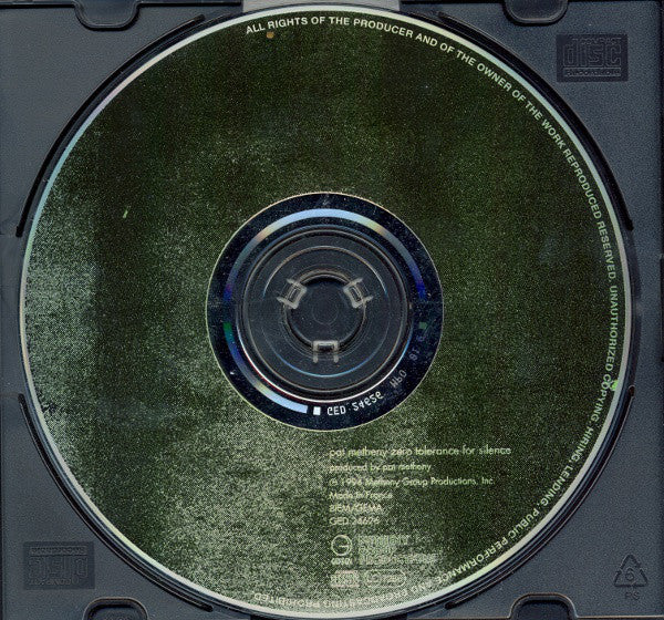 Pat Metheny - Zero Tolerance For Silence (CD, Album) - Image 3