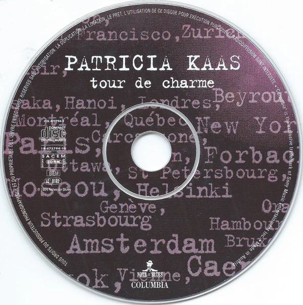 Patricia Kaas - Tour De Charme (CD, Album) - Image 5