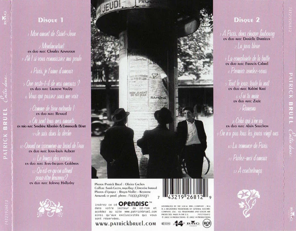 Patrick Bruel - Entre-Deux... (2xCD, Album, Jew) - Image 2