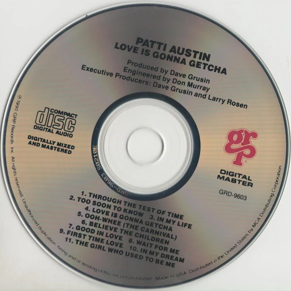 Patti Austin - Love Is Gonna Getcha (CD, Album) - Image 3