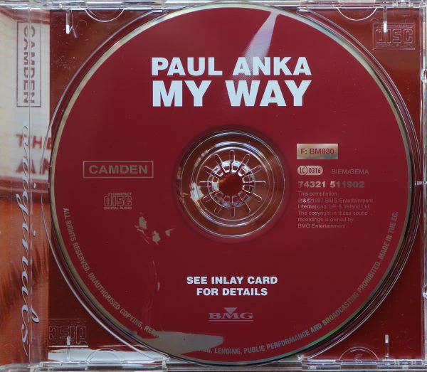 Paul Anka - My Way (CD, Comp) - Image 4